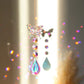 Colorful diamonds StarsMoonButterflies, sun garlands, gardening, light collection, Suncatcher accessories,indoor and outdoor