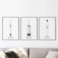 NASA and SpacX Poster Minimalist Space Rocket Blueprints Canvas Painting Modern Wall Art Picture for Living Room Home Decor
