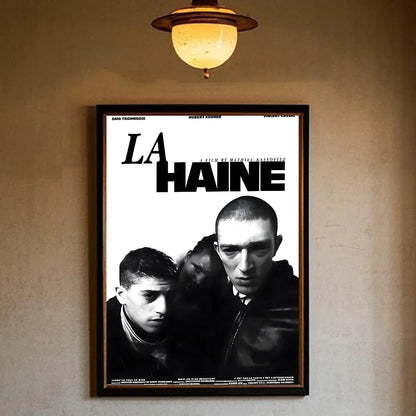 La Haine 1995 Movies Poster HD canvas painting home living room bedroom bar aesthetic decoration