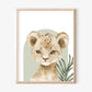 Nordic Modern Cute Animal Elephant  Giraffe Cat Prints Canvas Painting Poster For Living Room Play Room Kids Room Home Decor