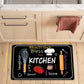 VIKAMA 1/2 pcs Kitchen Printed Floor Mat, Durable and Wear-Resistant, Home Kitchen Floor Mat, Laundry Room Carpet, Home Decor