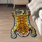 VIKAMA Bionic Tiger Patterned Rug - Exclusive Shaped Mat, Ideal for Living Room & Bedroom Decor, Must - Have Carpet