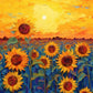 Van Gogh Sunflower Flower Starry Sky Art Pictures Poster Printing Oil Painting Canvas Painting For Modern Home Decor Gift