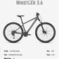 Luxury Mountain Bike Famous Bicycle Parameter Minimalist Poster Canvas Painting Wall Pictures Home Room Decor Bike Lover Gifts