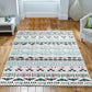 VIKAMA Geometric Style Living Room Carpet, Durable And Slip-Resistant Sofa, Coffee Table Rug, Bedroom Floor Mat, Home Decoration