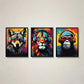 Modern Set Of 3 Gaming Graffiti Wall Art Canvas Son Brother Gift Painting Gamer Posters For Living Room Boys Bedroom Home Decor