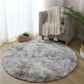 VIKAMA Pink Round Carpet Fluffy Soft Area Floor Mat Children Girls Room Princess Castle Plush Carpet Living Room Home Decor