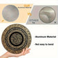 Islamic Wall Art Black Gold Ayatul Kursi Quran Decor Round Metal Home Decor Gift