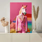 Fashion Animal Fashion Funny Poster Paintings on The Wall Picture for Living Room Interior Painting Room Decoration
