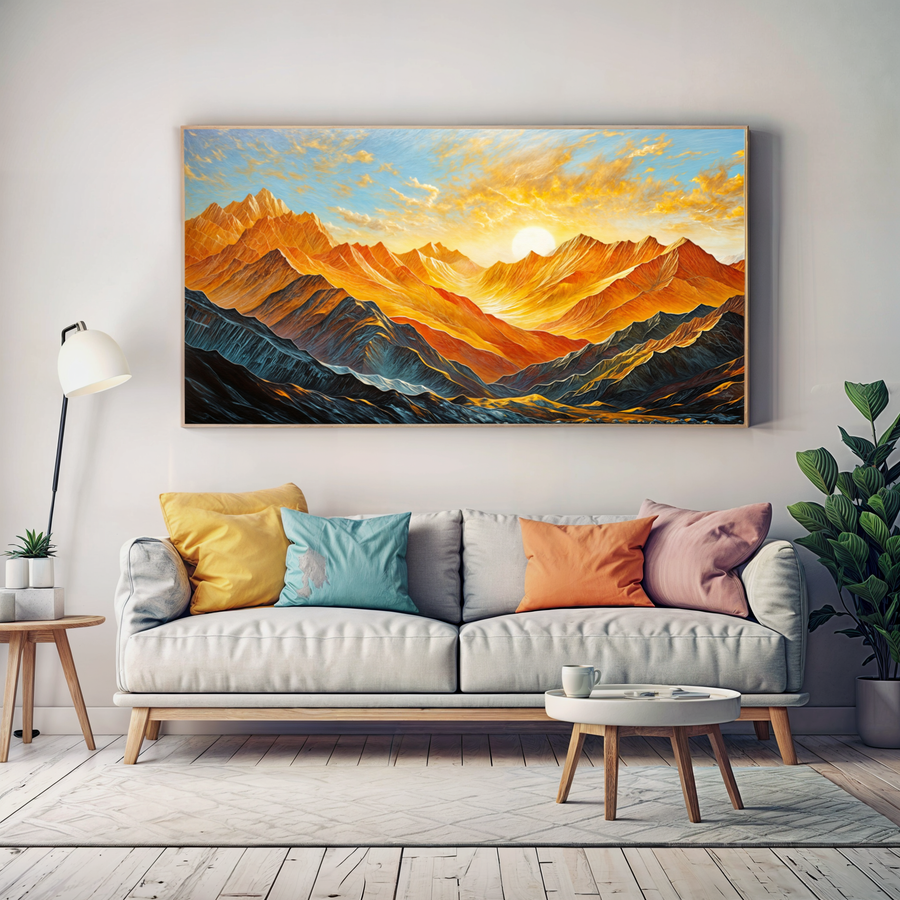 Canvas Print: "Sunset Surge"