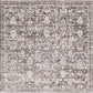 Talihina Brown Luxe Damask Rug