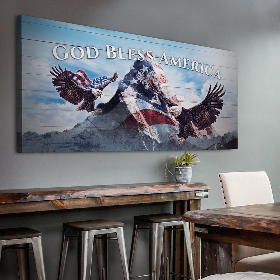 God Bless America Sign