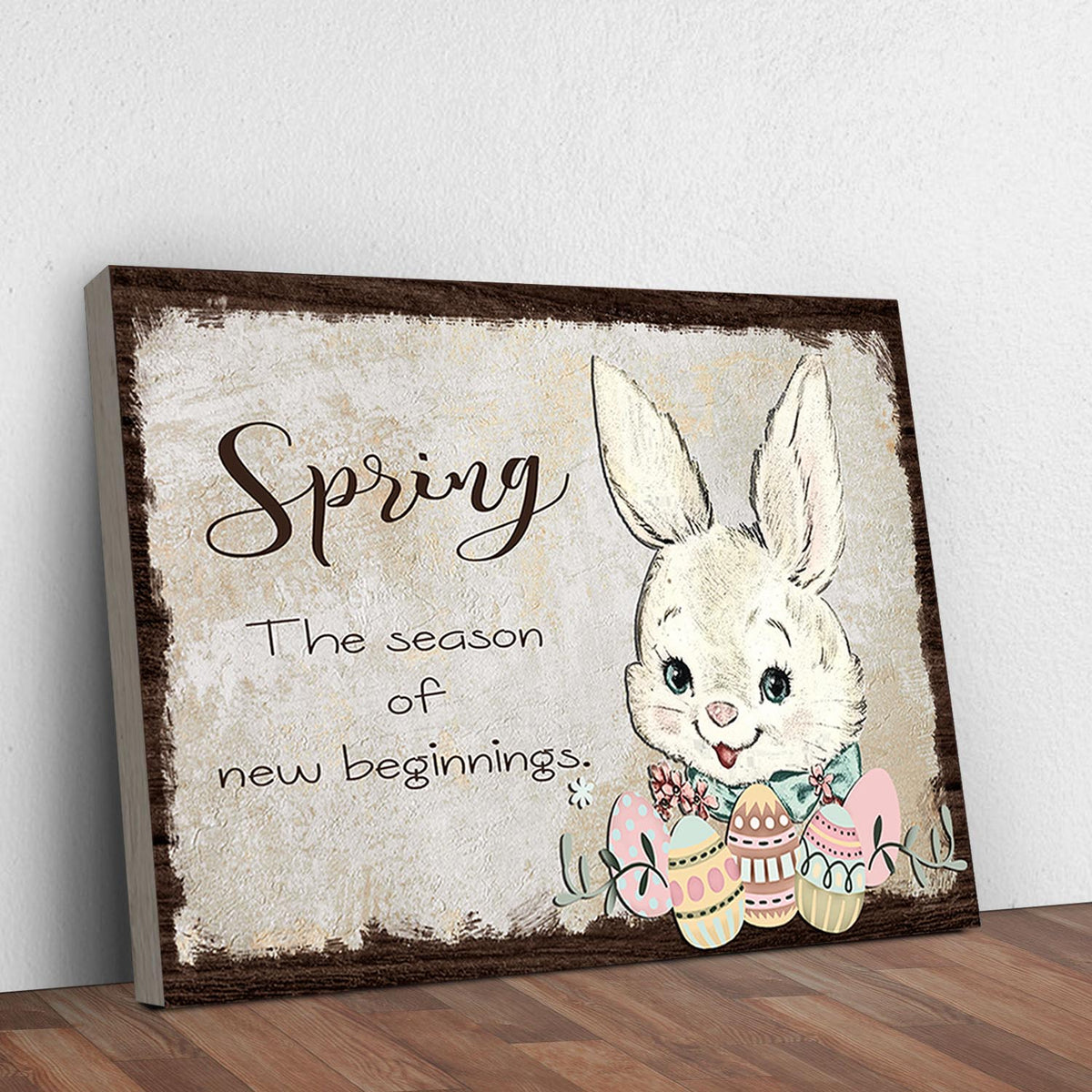 Easter Bunny Spring Sign - view 2