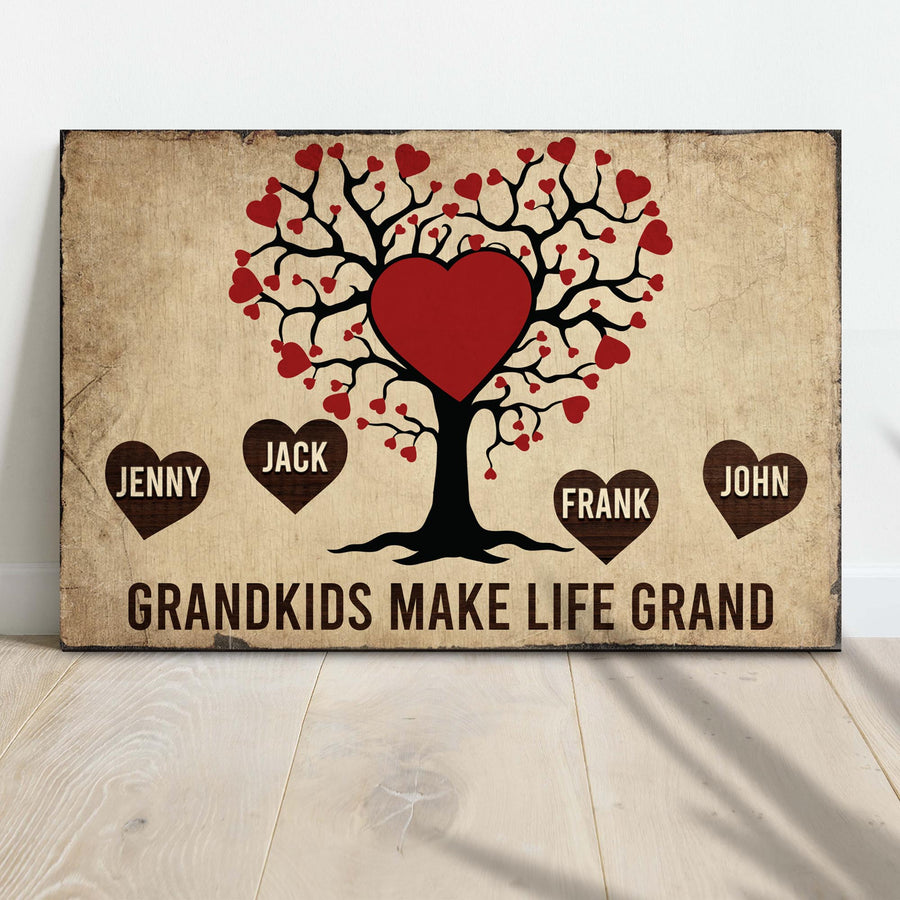 Grandkids Make Life Grand Sign