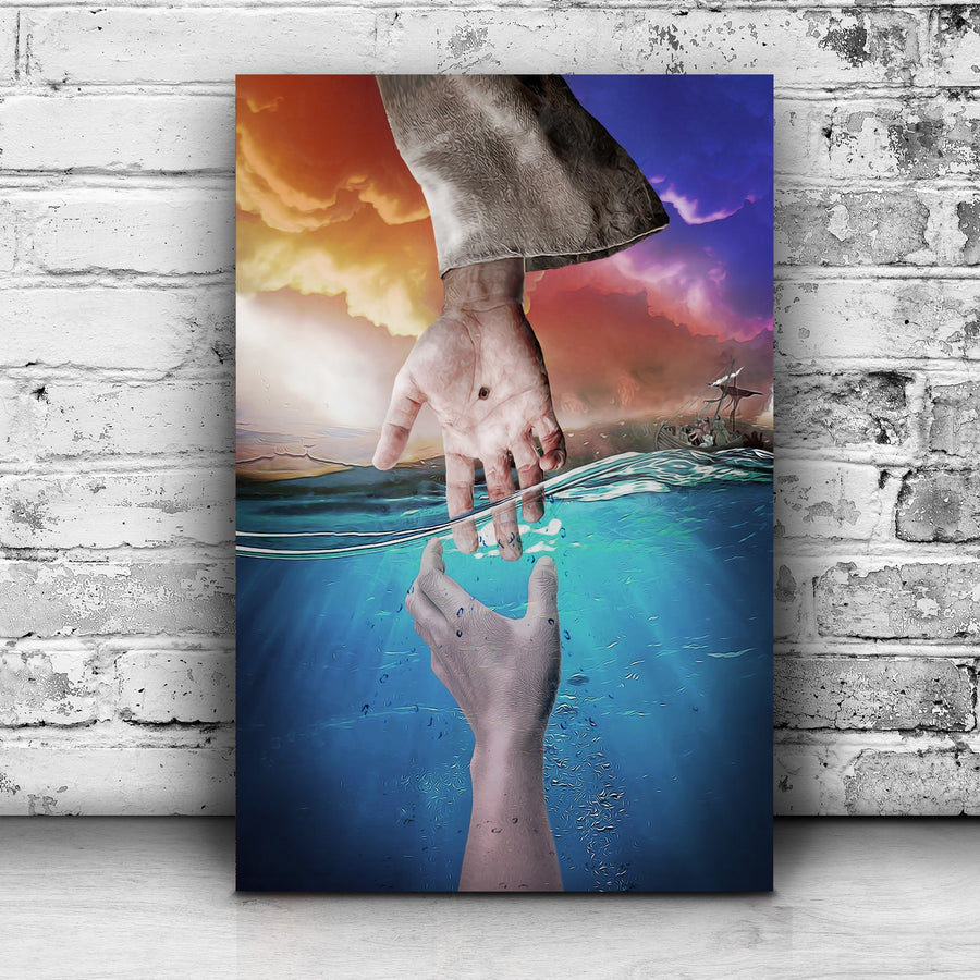 Hand Of God Canvas Wall Art