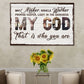 My God That Is Who You Are Sign