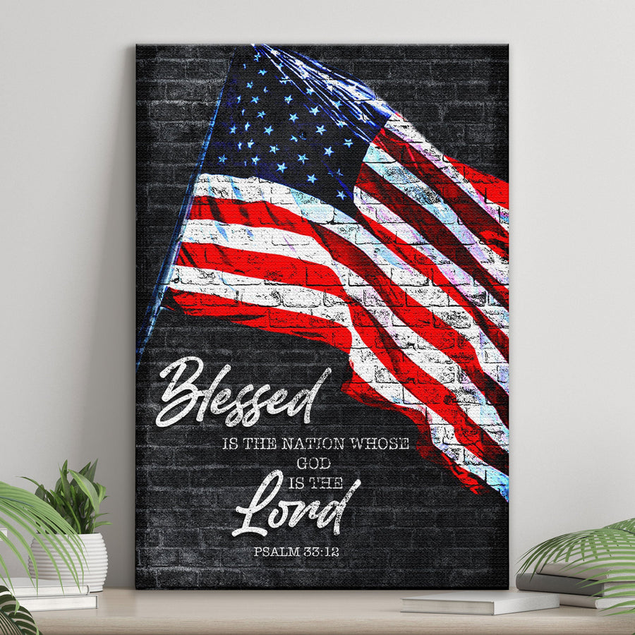 Psalm 33:12 - Blessed Is The Nation Sign