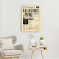 Newspaper Retirement Gift Sign