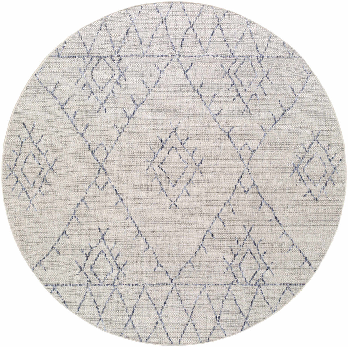 Marwood Gray&Blue Nordic Outdoor Rug - Clearance