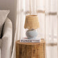 Tocae Blue Solid Ceramic Table Lamp