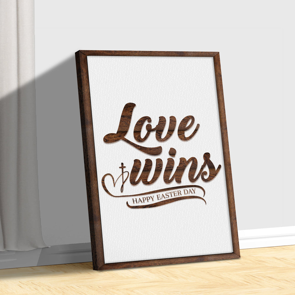 Easter Love Wins Sign - view 3