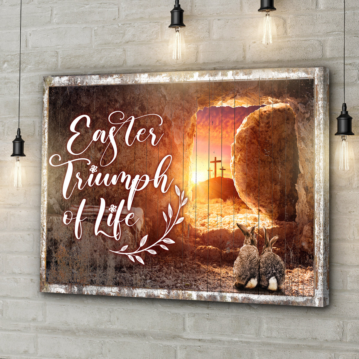 Easter Triumph Of Life Sign - view 2