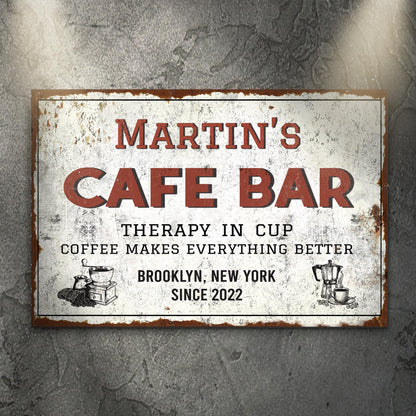 Cafe Bar Sign