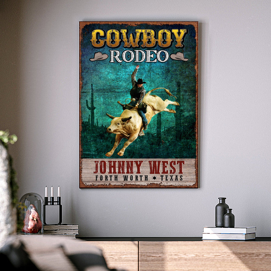 Cowboy Rodeo Show Sign