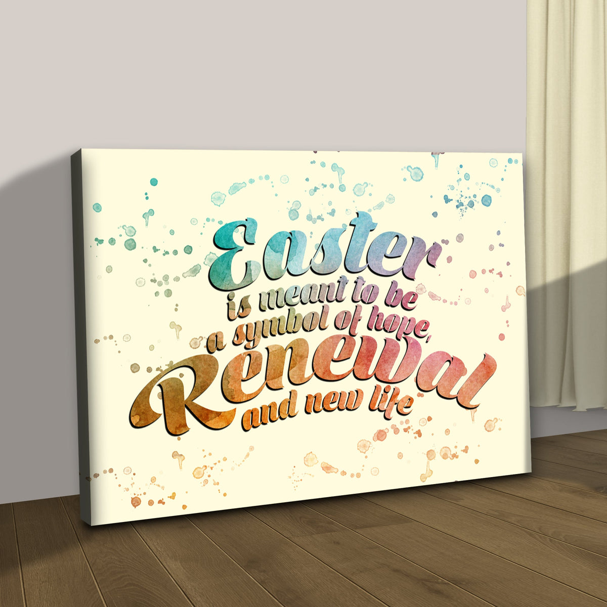 Easter A Symbol Of Hope, Renewal And New LIfe Sign - view 3