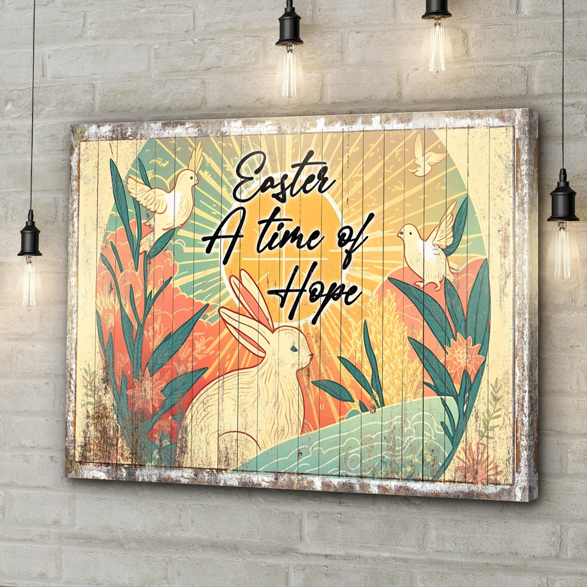 Easter A Time Of Hope Sign - view 3