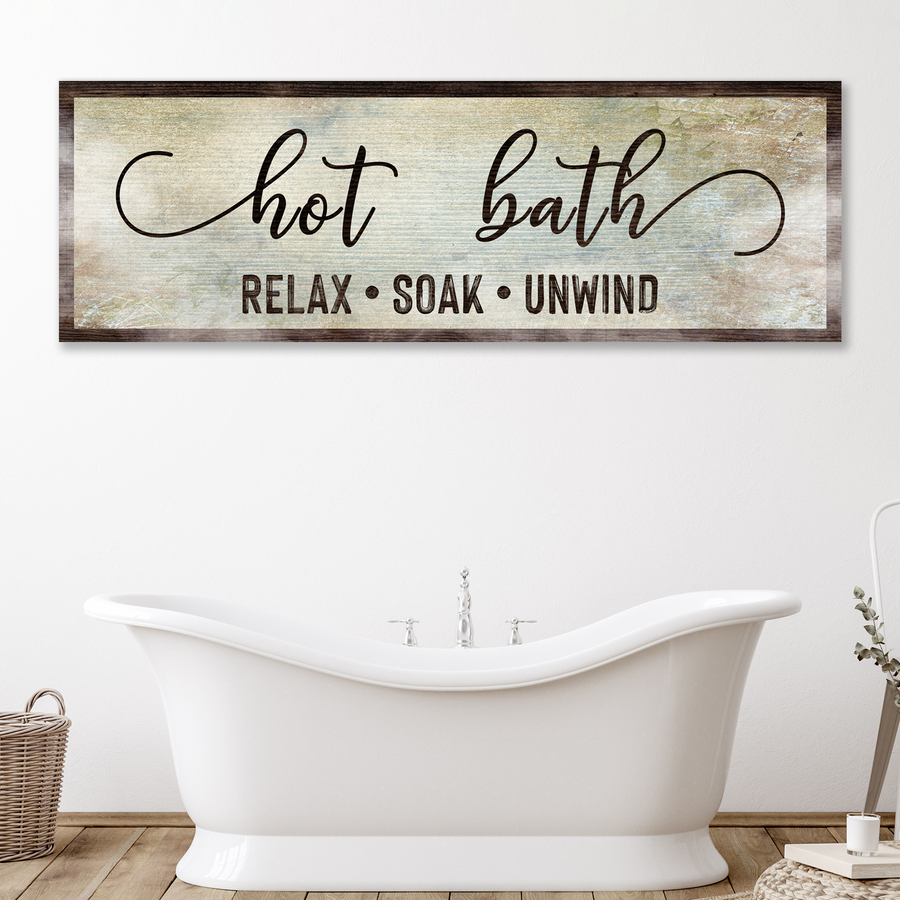 Hot Bath Sign