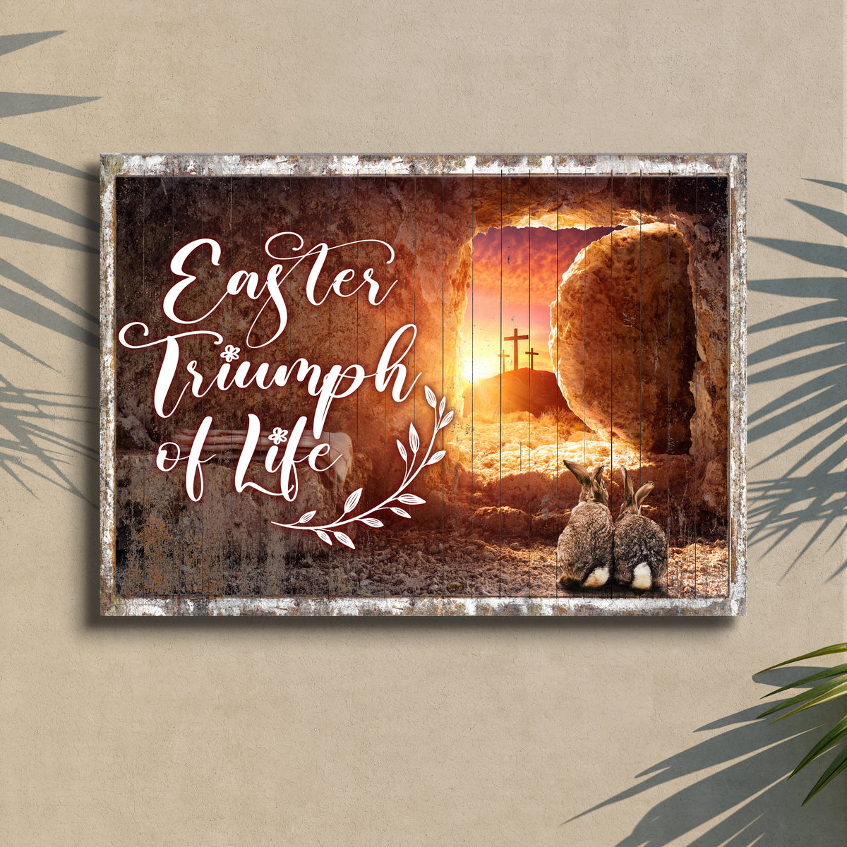 Easter Triumph Of Life Sign - view 3