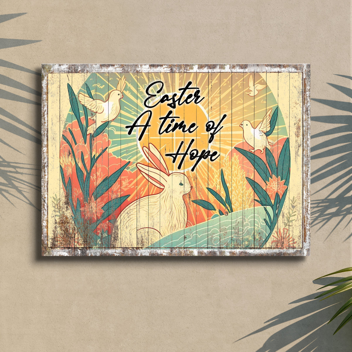 Easter A Time Of Hope Sign - view 2