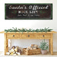 Santa's Official Nice List Sign - view 2