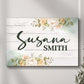 Floral Girls Room Sign