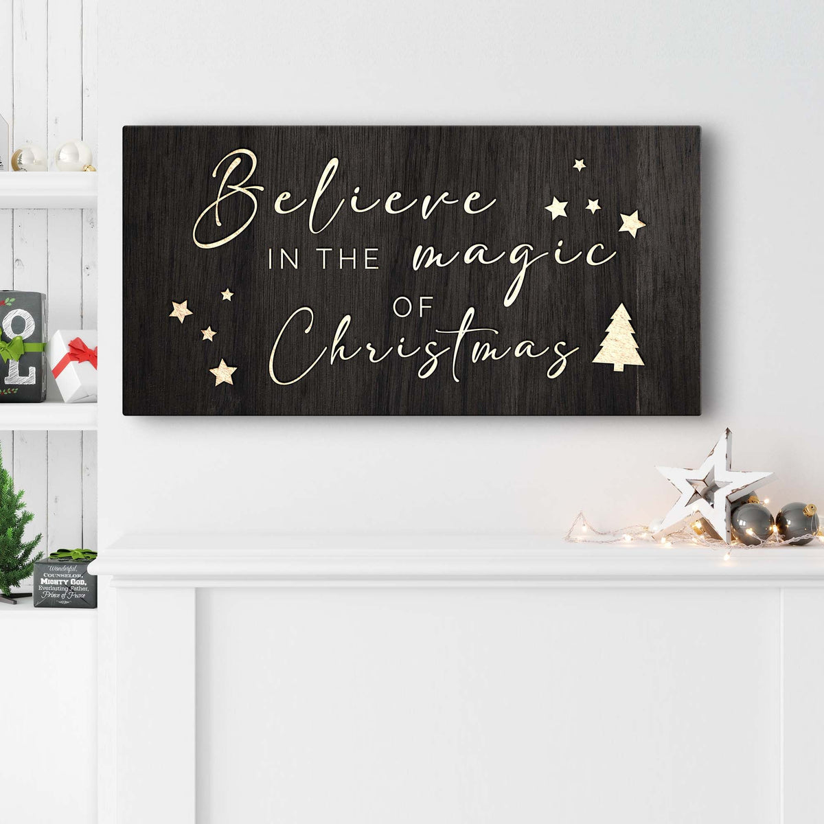 Believe In The Magic Of Christmas Sign II - view 2