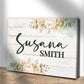 Floral Girls Room Sign