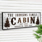 Family Cabin Sign II