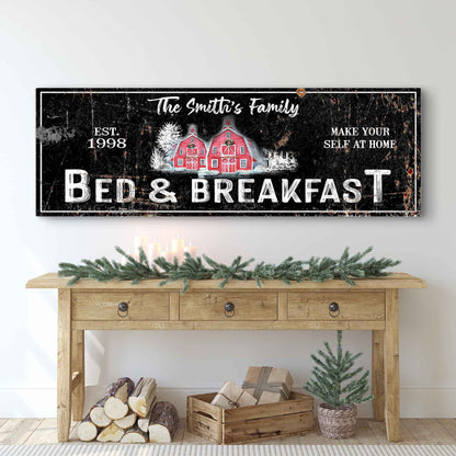 Christmas Bed & Breakfast Sign - view 6
