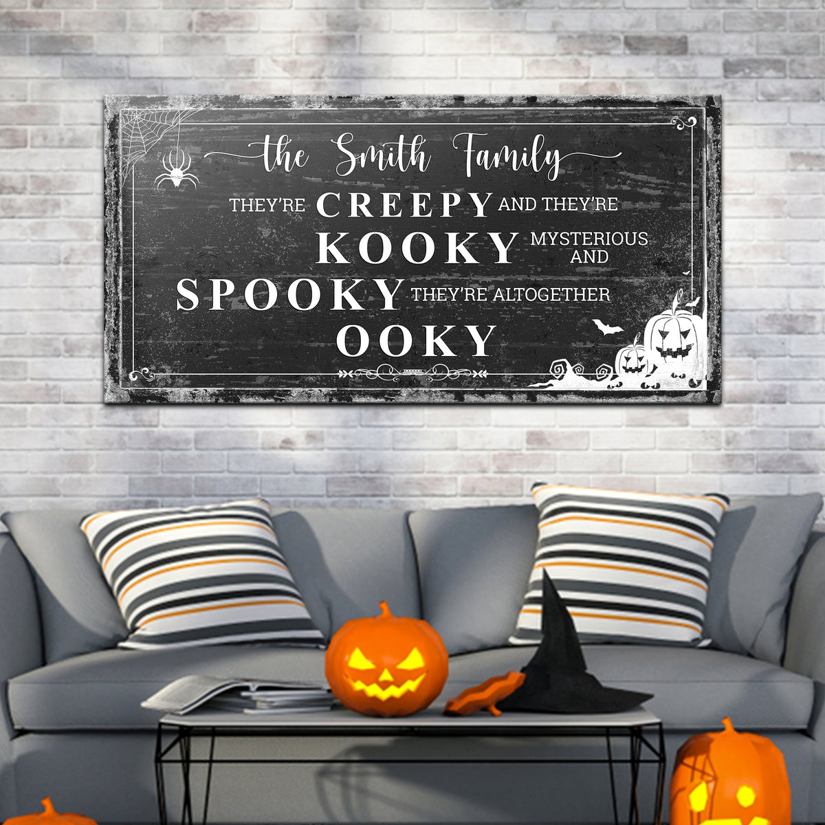 Family Halloween Sign - view 6