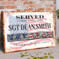 Thank You For Your Service Veterans Sign