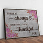 There Is Always Something To Be Thankful For Sign III