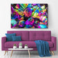 Rainbow Roses Canvas Wall Art