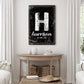Family Name Portrait Sign