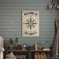 Welcome To Family Home Coordinates Sign