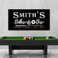 Billiards And Bar Sign