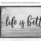 Life Is Better At The Lake Sign
