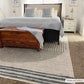 Thad Medium Gray Washable Area Rug