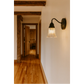 Thick Holophane Clear Glass Wall Sconce or Pendant Light