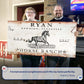 Rustic Horse Ranch Sign
